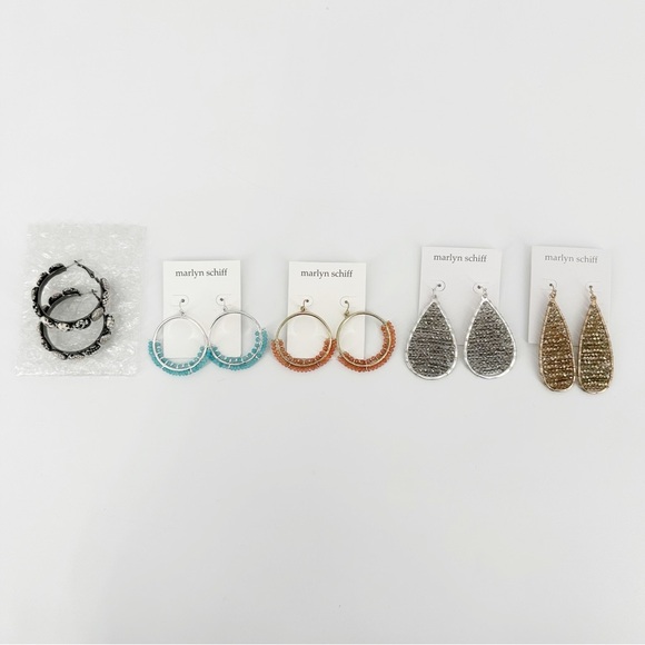 NWT Marlyn Schiff Dangle Earring Bundle - Picture 1 of 7